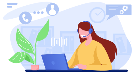 Девушка в наушниках